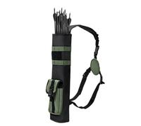 KHASCBNF Archery Quiver Holder Bolsa de aljaba con Soporte for Flechas, Bolsa Almacenamiento multifunción Tela Oxford, práctica Tiro Arco for Exteriores(Green)