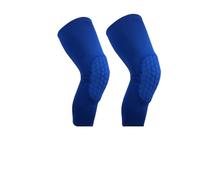 KHASCBNF Rodilleras Deportivas Rodilleras de compresión panal for deportes for niños y jóvenes, equipo protección for baloncesto, fútbol, voleibol ciclismo(Blue-2Pcs,YXL)