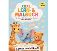 Khatare Kids - Mein erstes Lern- & Malbuch: Buchstaben, Zahlen, Tiere, Formen und Farben für Kinder ab 3 Jahren