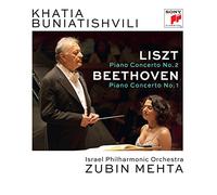 Khatia Buniatishvili - Pack: Liszt: Piano Concerto No 2 Y Beethoven: Piano Concerto No 1 [Blu-ray]