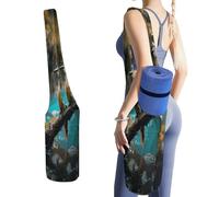 KHAUERBC Bolsa de gimnasio relajante con sonidos de lluvia y pájaros, bolsa de yoga para mujeres y hombres. Bolsa de lona ligera para yoga, pilates, estudio, entrenamiento, uso al aire libre