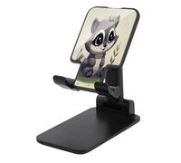 KHAUERBC Raccoon on The Grass Soporte de teléfono ajustable en altura y ángulo, soporte para teléfono con teléfonos de 4 a 13 pulgadas, iPad, tablet, soporte de teléfono celular para escritorio