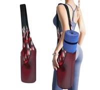 KHAUERBC Red Dice Bolsa de gimnasio Oga Mat Carrier, bolsa de yoga para mujeres y hombres. Bolsa de lona ligera para yoga, pilates, estudio, entrenamiento, uso al aire libre