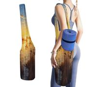 KHAUERBC Reeds by The River - Bolsa de gimnasio Oga Mat Carrier, bolsa de yoga para mujeres y hombres. Bolsa de lona ligera para yoga, pilates, estudio, entrenamiento, uso al aire libre
