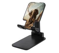 KHAUERBC Resting Elephant - Soporte de teléfono ajustable en altura y ángulo, soporte para teléfono con teléfonos de 4 a 13 pulgadas, iPad, tablet, soporte para teléfono celular para escritorio