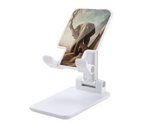 KHAUERBC Resting Elephant - Soporte de teléfono ajustable en altura y ángulo, soporte para teléfono con teléfonos de 4 a 13 pulgadas, iPad, tablet, soporte para teléfono celular para escritorio