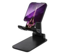 KHAUERBC Soporte para teléfono de la Torre Eiffel de color morado con altura y ángulo ajustables, soporte para teléfono con teléfonos de 4 a 13 pulgadas, iPad, tablet, soporte de teléfono celular para
