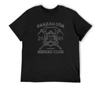 Khazad-Dum Miners Club T-Shirt Lord of Dwarfs Gimli Moria The Rings Miner Fun tee XXL