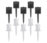 KHBUAB 10 Piezas Clavos para Tiro al Blanco al Aire Libre, Pin Objetivo Ligero de Abs, Fáciles de Almacenar, Ideales para Fijar Papel en Competencias y Caza