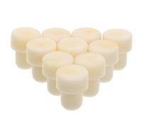 KHBUAB 10 Tapones de Goma Beige Prácticos y Fáciles de Insertar y Retirar para Botellas de Vino y Aceites para Uso en y Oficinas