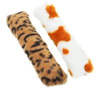 KHBUAB 2 Piezas de Juguetes para Gatos en Forma de Almohada Hierba Gatera, Material de Felpa, Diseño Realista para Reducir la Soledad y Entretener a Gatitos