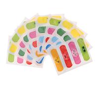 KHBUAB 40 Piezas Curita Infantil de Dibujos Animados, Vendaje Adhesivo Pe, Microporoso, Cubre Cortes y Raspaduras, para Viajes y Uso Diario, para Pequeños