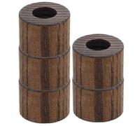 KHBUAB 5 Piezas Tapón Gotero para Aceites Esenciales 24/400 de Bambú