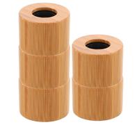 KHBUAB 5 Piezas Tapones Bambú de Goteros 24/400 Frascos Aceites Esenciales