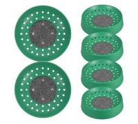 KHBUAB 6 Cuencos Redondos para Nido de Paloma de Abs Seguros y Suaves, Ideales para Cría de Palomas en Jaulas, Paquete de 6 Piezas Ambiente Óptimo