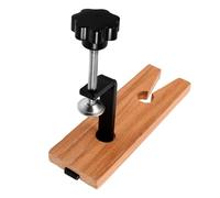 KHBUAB Abrazadera de Mesa Ajustable Base y Plataforma de Madera Robusta para Joyería Herramienta para Manualidades y Pulido en Escritorio
