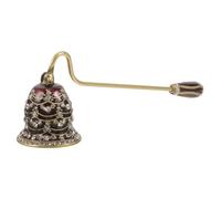 KHBUAB Apagavelas Herramienta para Apagar y Limpiar Cera Eficazmente Mango Largo de Aleación y Diseño Vintage Elegante para Bodas y Fiestas