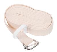 KHBUAB Banda Elástica de Yoga Amarilla de Algodón para Ejercicios Diarios y Pilates, Cinturón Práctico para Fortalecer Músculos y Calentamientos en Mujeres