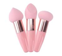 KHBUAB Bolígrafos de Maquillaje Multifuncionales de Látex Rosa Set de 3 Cabezal en Forma de Hongo, Mango Estable y Material Varios estilos para Uso en Viajes Varios estilos