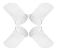 KHBUAB Calcetines Filtrantes para Acuario de Agua Salada Diseño 3D de Panal, Resistencia Presión y Paquete de 4 Unidades para Peceras de Agua Dulce y Salada