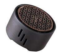 KHBUAB Calentador de Tetera Japonés Negro Base Metálica Hueca de Acero Inoxidable para Té, Calefactor de Cera para Oficina y Hogar, Soporte Calentador para Mantener Té Caliente