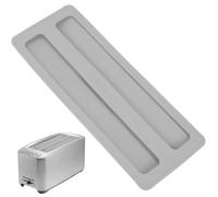 KHBUAB Cubierta Antipolvo para Máquina de Pan Alargada Gris, Accesorio Cocina Compatible Tostadoras y Panificadoras, Tapa Protectora para Electrodomésticos Pequeños