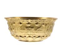 KHBUAB Cuenco de Latón Vintage para Almacenamiento y Decoración Feng Shui, Diámetro 8 CM, Accesorio de Diseño para Hogar y Regalos Estilo Aleatorio