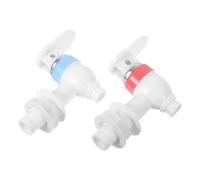 KHBUAB Juego de 2 Grifos de Plástico para Dispensador de Agua Diseño a Prueba de Fugas y Compatibilidad, Accesorios para Dispensador de Bebidas y Enfriador