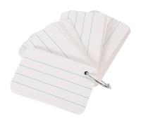 KHBUAB Juego de Tarjetas de Notas de Papel en Blanco para Estudiar Vocabulario, Diseño Creativo, Fácil de Escribir, Uso Versátil para Aprendizaje y Memorización