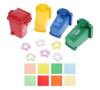 KHBUAB Juguete de Entrenamiento para Loros Clasificador de Colores en Abs, Set de 1 Ejercitar y Estimular a Conures y Loros en Casa Color Aleatorio