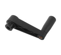 KHBUAB Manivela Mango Giratorio de Plástico Negro Manual con Orificio Redondo de 12 Mm Mecanismo Ergonómico Reemplazo para Taladro de Columna y Generador para Uso Industrial y Exterior