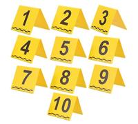 KHBUAB Marcadores de Evidencia Forense Escala y 10 Unidades Numeradas, Tarjetas Verticales Resistentes para Investigación en Escena del Crimen