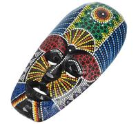 KHBUAB Máscara Tribal Decorativa Africana de Madera Tallada, Adorno Único para Decoración de Pared Estilo Artístico y Patrón Delicado, Adecuado para Obsequio Estilo Varios estilos