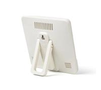 KHBUAB Medidor para y de y Humedad Digital Blanco Montaje en Pared Soporte de Mesa de Alta Precisión Oficina y Hogar