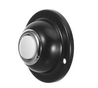 KHBUAB Mini Botón de Timbre Metálico Cableado Redondo para Timbres Eléctricos en Puertas de Casas y Oficinas, Luz y Diseño Compacto para Instalación en Interiores