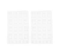 KHBUAB Molde para Ladrillos Miniatura 2 Piezas en Gel de Sílice para Manualidades de Mesa de Arena, Incluye Molde Completo para Modelismo Arquitectónico