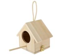 KHBUAB Nido de Pájaros de Madera para Decoración de Jardín y Hogar Pequeño Color Aleatorio Ornamento Delicado para Mesa o Interior