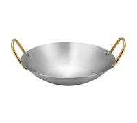 KHBUAB Olla de Acero Inoxidable Doble Oreja para Derretir Chocolate y Cocinar Delicadezas, Práctica y Resistente Adecuado para Uso en Cocina y Exterior