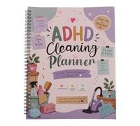 KHBUAB Planificador sin Fecha para Adultos de Limpieza con Listados Organizados y Diseño Adaptado en Papel para Actividades de Oficina y Trabajo