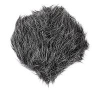 KHBUAB Protector de Micrófono Que Reduce el del Viento para Micrófonos de Felpa Negro, Funda Lavable en Grabaciones y Karaoke