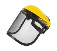 KHBUAB Protector Facial para Desbrozadora con Malla Metálica Resistente Impactos y Salpicaduras Cubierta de Cara Completa para Jardinería Carpintería Industria