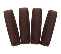 KHBUAB Tiradores Autoadhesivos de Plástico para Armarios 2 Pares Manijas Adhesivas sin Taladro 3.93X1.18X0.59 Pulgadas para Puertas Corredizas y Mini Refrigeradores