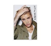 KHCEEC Póster de Justin Bieber - Póster decorativo para pared, póster de metal, clásico, vintage, decorativo, lienzo impreso, decoración estética del hogar, 30 x 45 cm, estilo sin marco