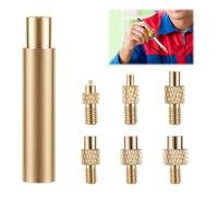 KHDULQ 7 Piezas Punta de Soldador para Impresora 3d, Remaches Roscados, Varilla Roscada, Insertos Roscados Kit Auxiliar, Adecuado para Insertos Roscados M2/M2.5/M3/M4/M5/M6/M8