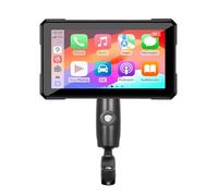 KHDWOB Pantalla CarPlay Inalámbrica para Moto 5″ HD para Honda Forza 350 NSS 350 2021 2022, GPS Moto CarPlay Inalámbrico + Android Auto, Pantalla Táctil Impermeable
