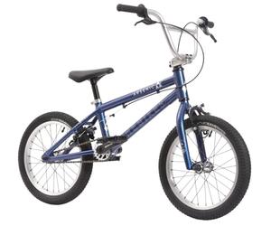 KHE Arsenic LL Bicicleta BMX 2025 de 16 pulgadas, peso ligero, 7,9 kg, marco de aluminio, manillar de aluminio, freno U y sidepull, neumáticos de dos tonos, para niños a partir de 110 cm - Freestyle