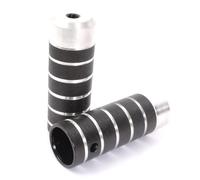 KHE COP Pegs BMX filetage axe 10 mm ou 3/8", aluminium noir, 246 g la paire T32