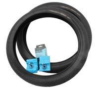 KHE MAC3 - Juego de neumáticos BMX de 20 pulgadas, hasta 0,96 kg, 2 neumáticos de 2,40 pulgadas, doble carcasa de Kevlar, 2 cámaras de poliuretano termoplástico, Street & Park