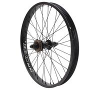 KHE Prism BMX Rueda trasera de 20 pulgadas - Negro - Eje 14 mm - Piñón libre 16T - 36H - 7005 Aluminio Llanta 38 mm - Bicicleta BMX Trasera
