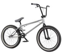 KHEbikes KHE COPE BMX 20 pulgadas - Plata plana - 11,1 kg - Rotor Affix - Manivela CrMo de 3 piezas - Neumáticos de 2,4 pulgadas - Bicicleta Freestyle para Park Street Pumptrack - Modelo 2025 Calidad